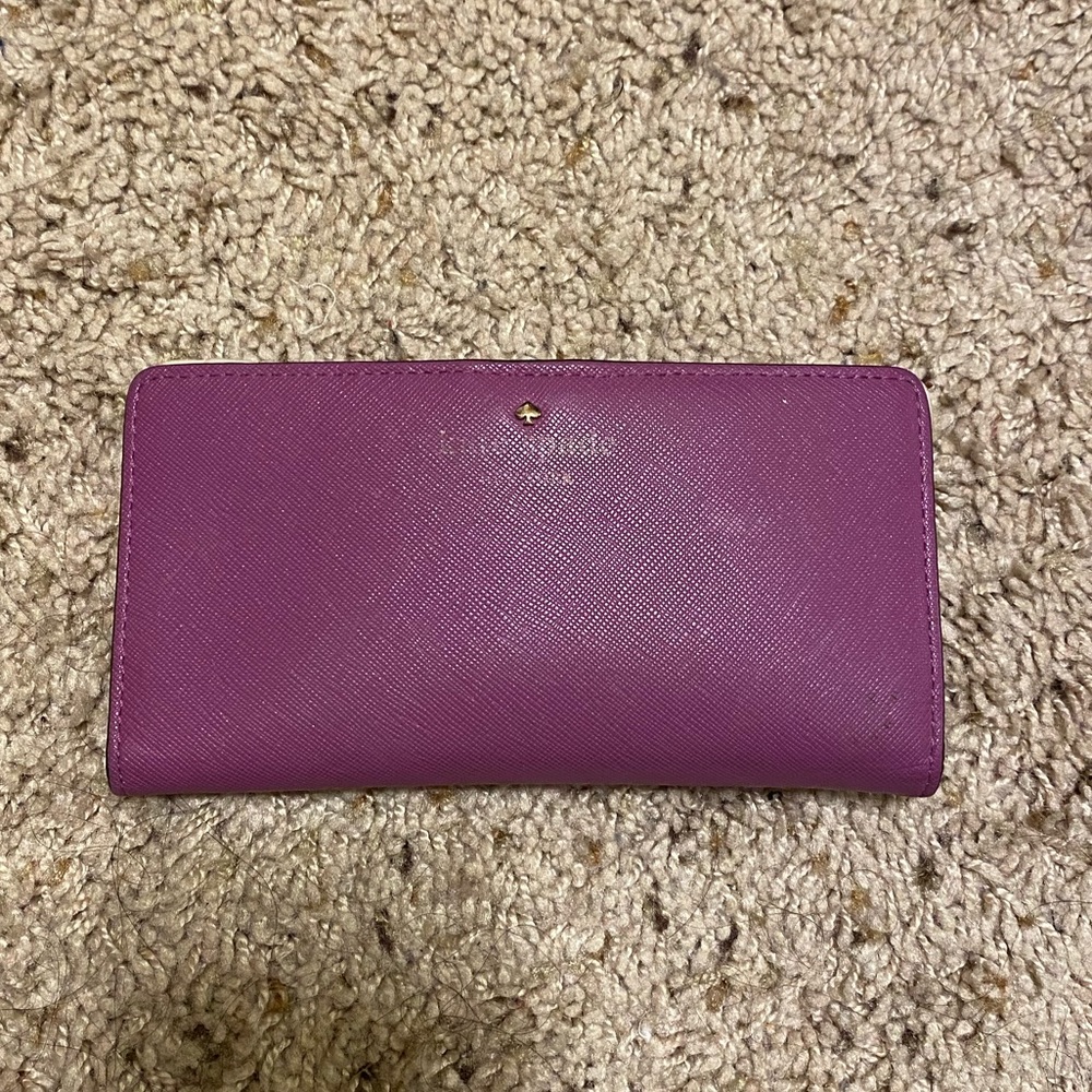 Authentic Kate Spade fuchsia bifold wallet